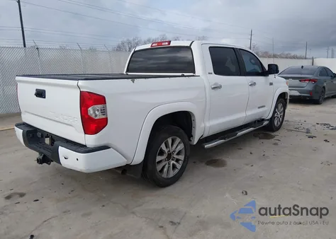 2016 Toyota Tundra Limited 5.7L V8 z USA, uszkodzony, nr VIN 5TFFW5F10GX196139